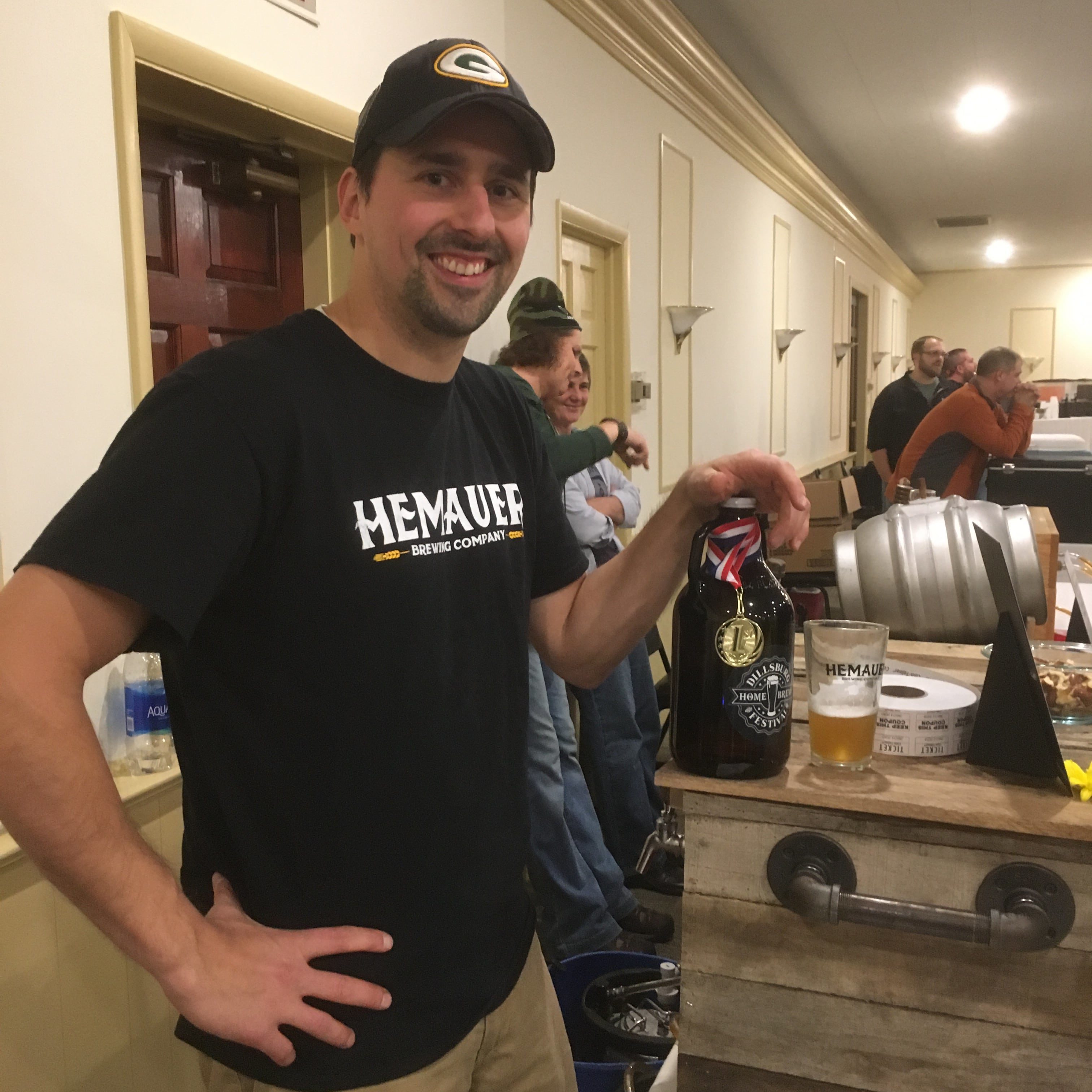 Brooks Hemauer at the Dillsburg Home Brew Fest, Dillsburg, PA, November 2017