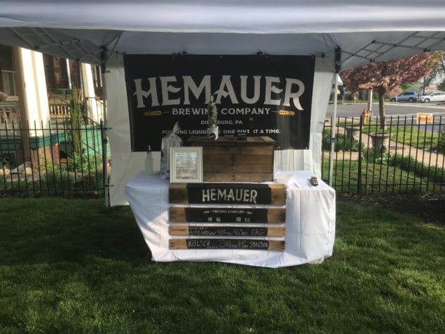 The Set Up for 3rd in the Burg | Hemauer Brewing Co.