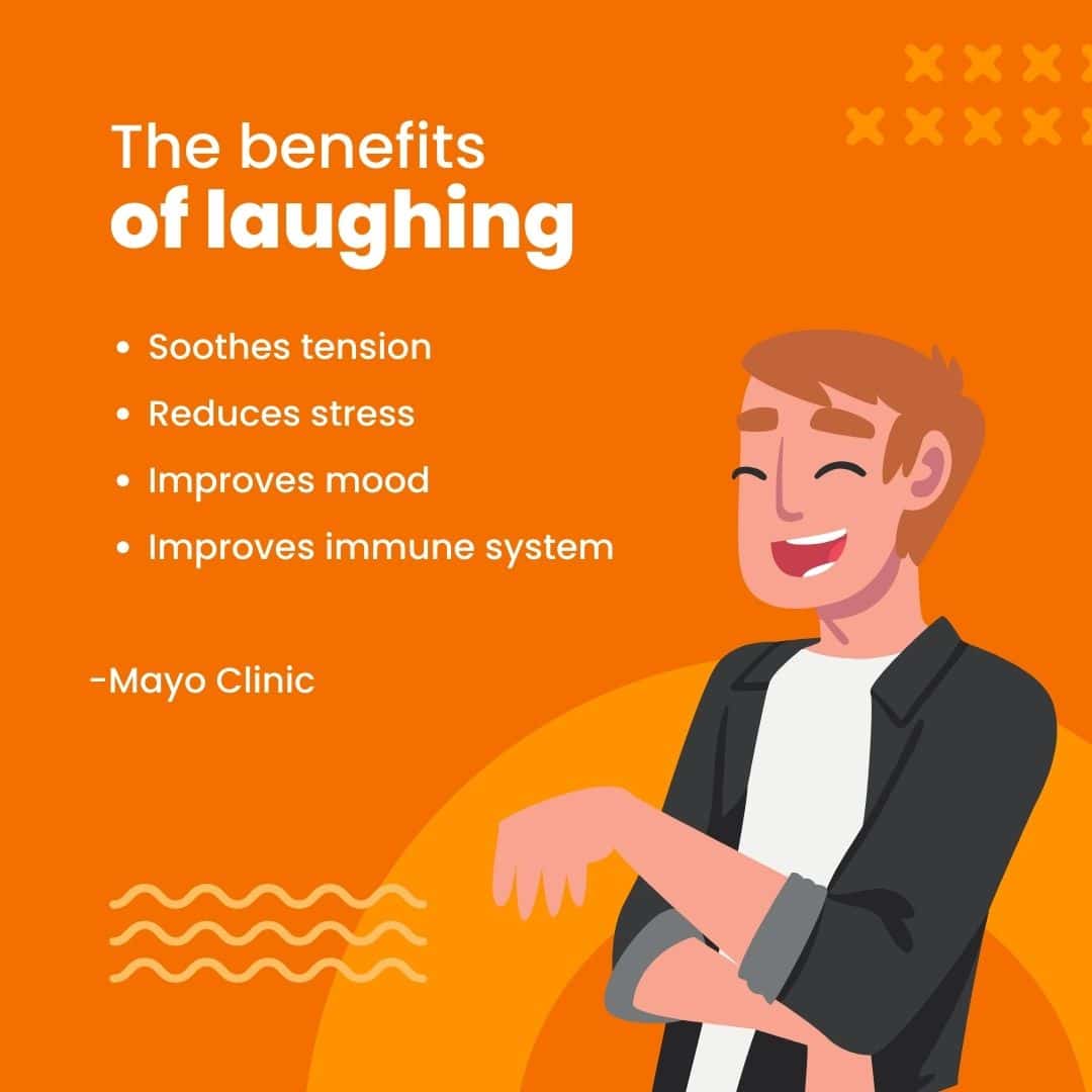 Hemauer Brewing Co. lists four points on how laughter is good for your body.