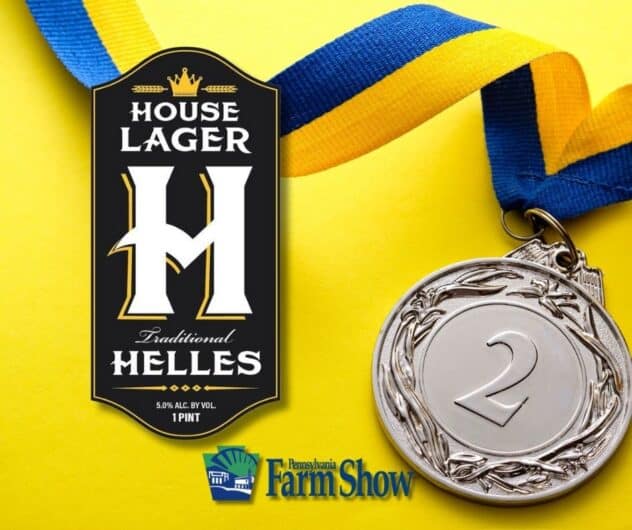 Hemauer Brewing Co.'s Helles Lager won 2nd place for their Helles Lager in the Light German Beer category at the PA Farm Show beer competition in 2024.