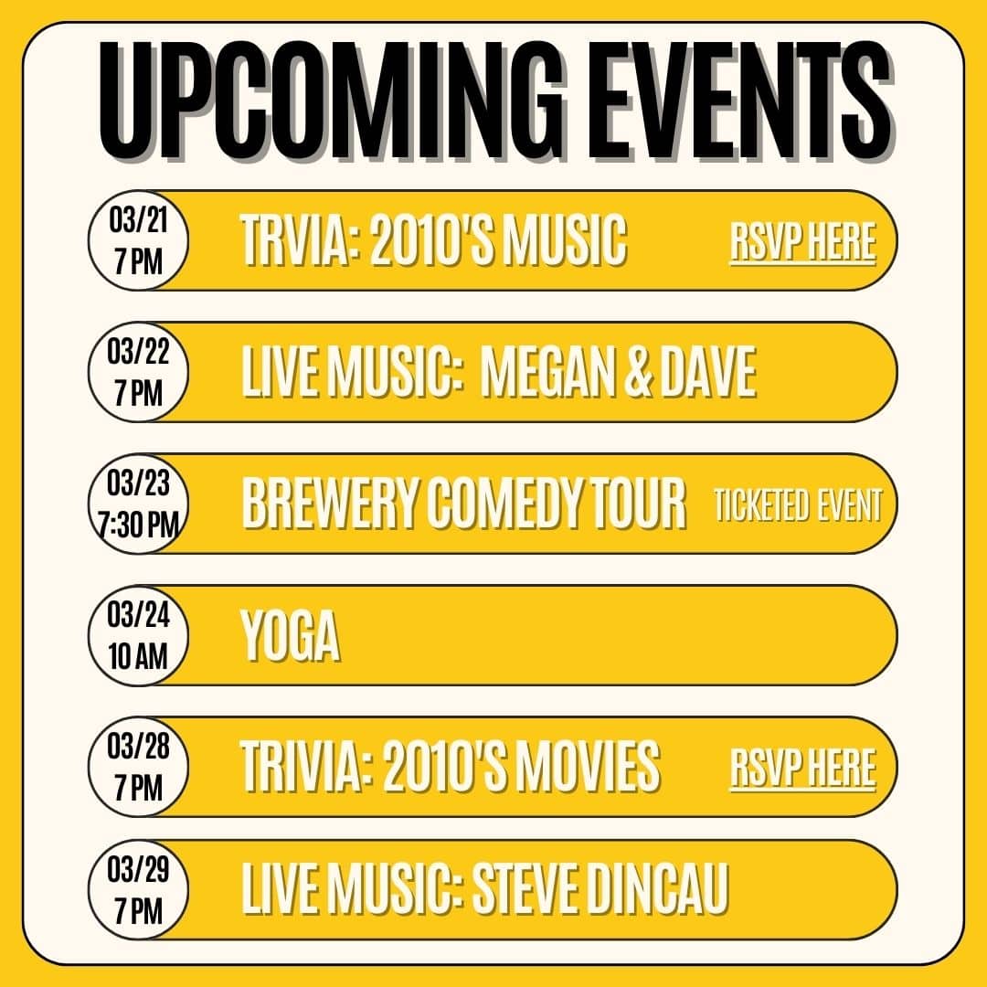 Hemauer Brewing Co announces this week's events at their Mechanicsburg, PA, taproom. Hemauer Brewing Co announces this week's events at their Mechanicsburg, PA, taproom.
