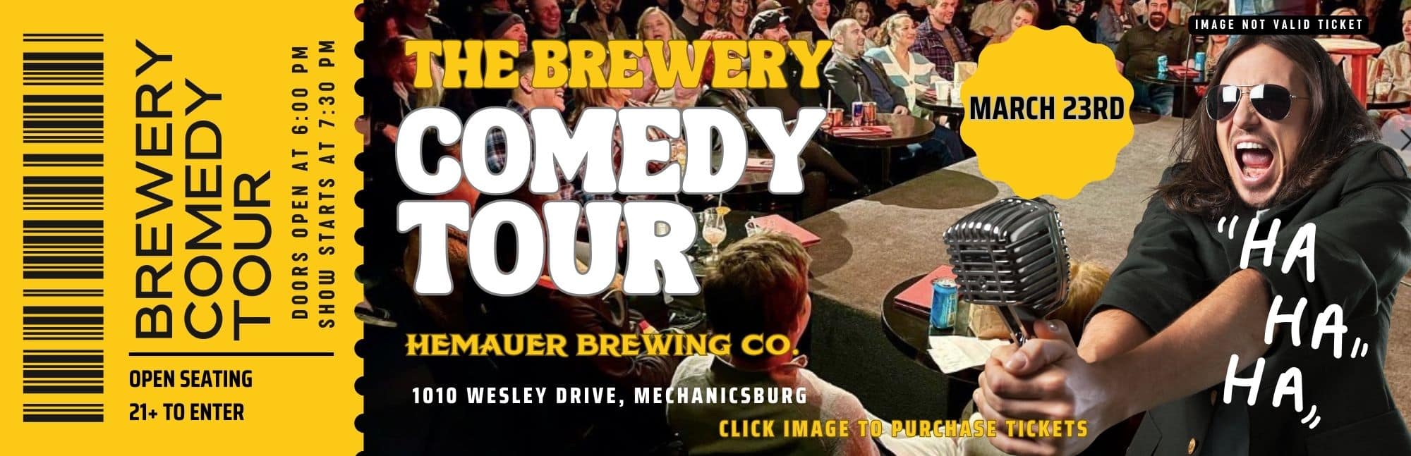 Hemauer Brewing Co. is hosting the Brewery Comedy Tour on March 23, 2024.