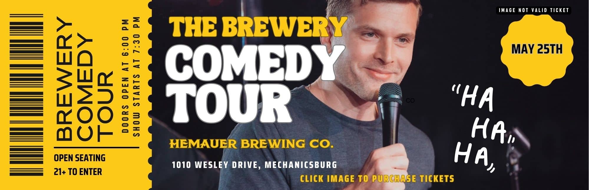 Hemauer Brewing Co. is hosting the Brewery Comedy Tour on May 25, 2024.