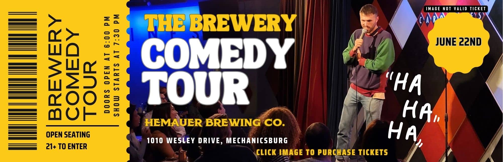 Hemauer Brewing Co. is hosting the Brewery Comedy Tour on June 22, 2024.