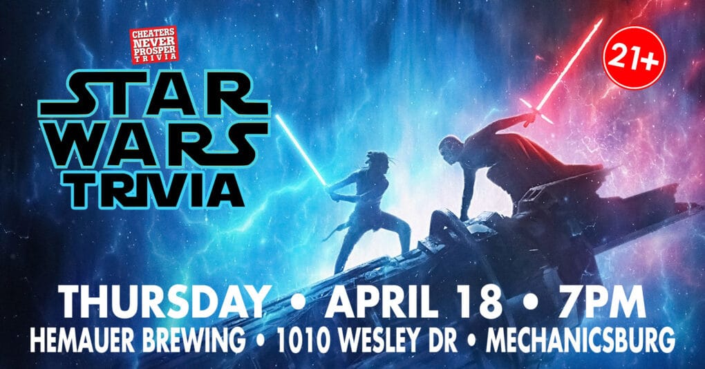 Star Wars trivia at Hemauer Brewing Co. in Mechanicsburg, PA.