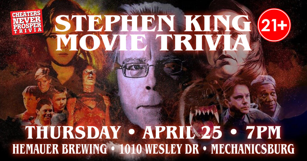 Stephen King trivia at Hemauer Brewing Co. in Mechanicsburg, PA.