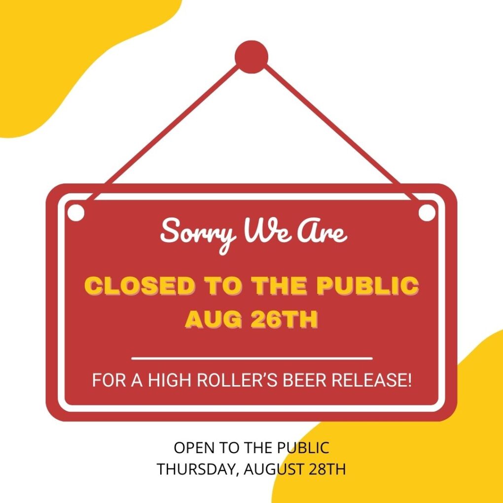 We are closed to the public.