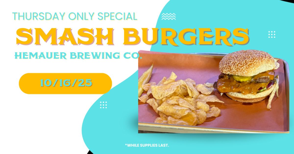 Smash burgers on Thursday, October 16, 2025, at HBC.