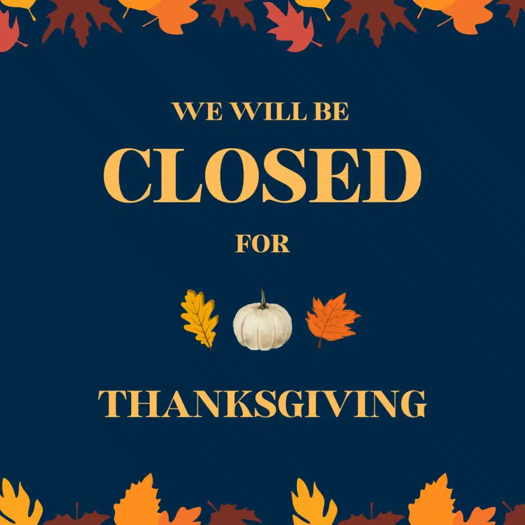 Closed for Thanksgiving Day 2025. Closed for Thanksgiving Day 2025.