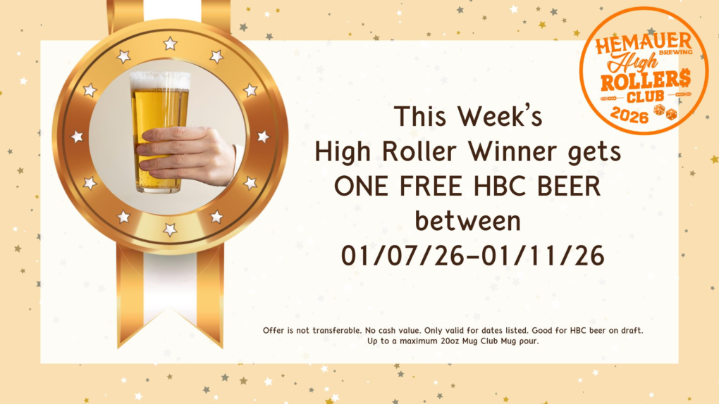 High Roller 2026 Free Beer
